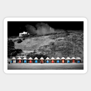 Bournemouth Beach Huts Dorset England Sticker